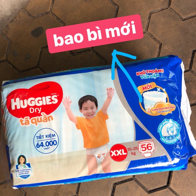 Tả quần Huggies đủ size M74/L68/XL62/XXL56