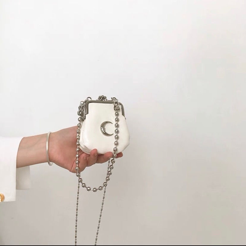Túi xách mini phối dây xích thời trang cho nữ