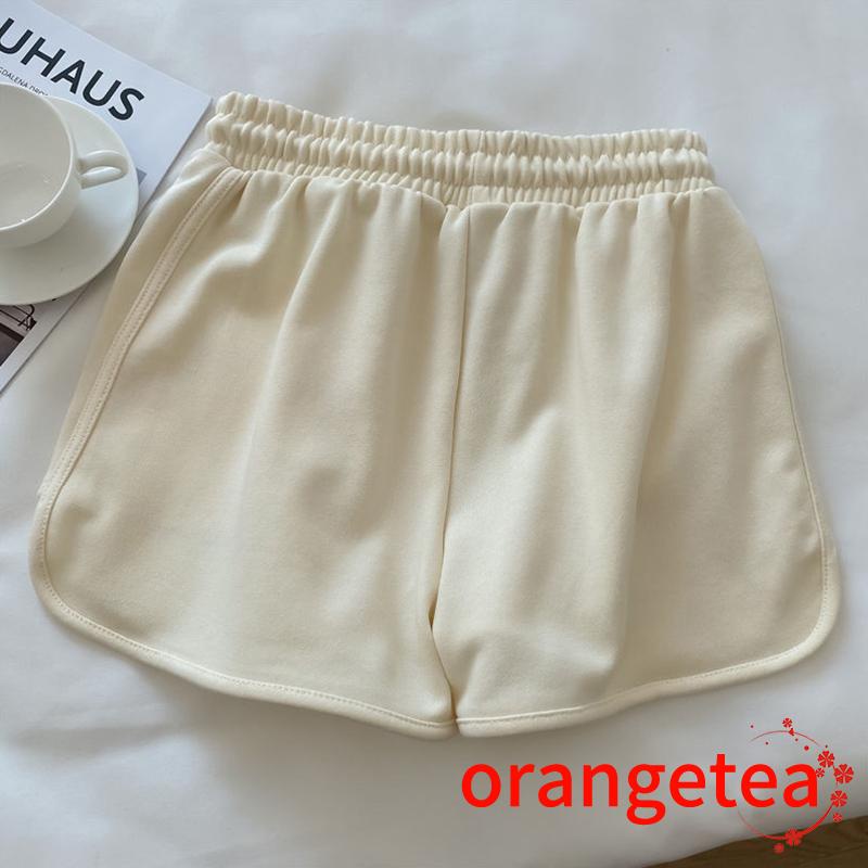 Quần Short Lưng Thun Dây Rút Thêu Chữ Thời Trang Mùa Hè Dành Cho Nữ ZZX8