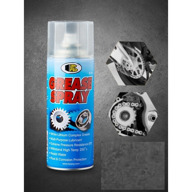 Mỡ bôi trơn dạng xịt Grease Spray Bosny