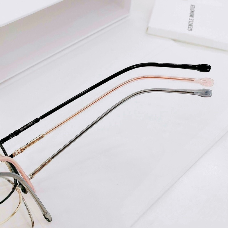 Gọng kính cận nam nữ dáng vuông Hàn Quốc kim loại cao cấp