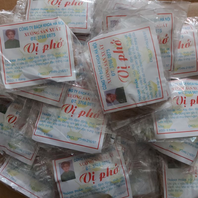 100 Gói Gia Vị Phở Bò Bách Khoa