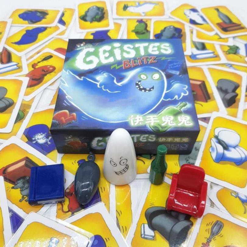 Board Game Geistes Blitz - Con ma vui vẻ (Nhiều phiên bản V1.0, V2.0, V3.0, V4.0) Trò Chơi Thẻ Bài Vui Nhộn Nhất