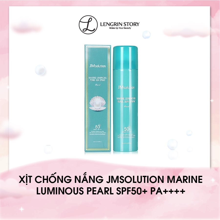 Xịt Chống Nắng JMSOLUTION Marine Luminous Pearl Sun Spray SPF50+ PA++++