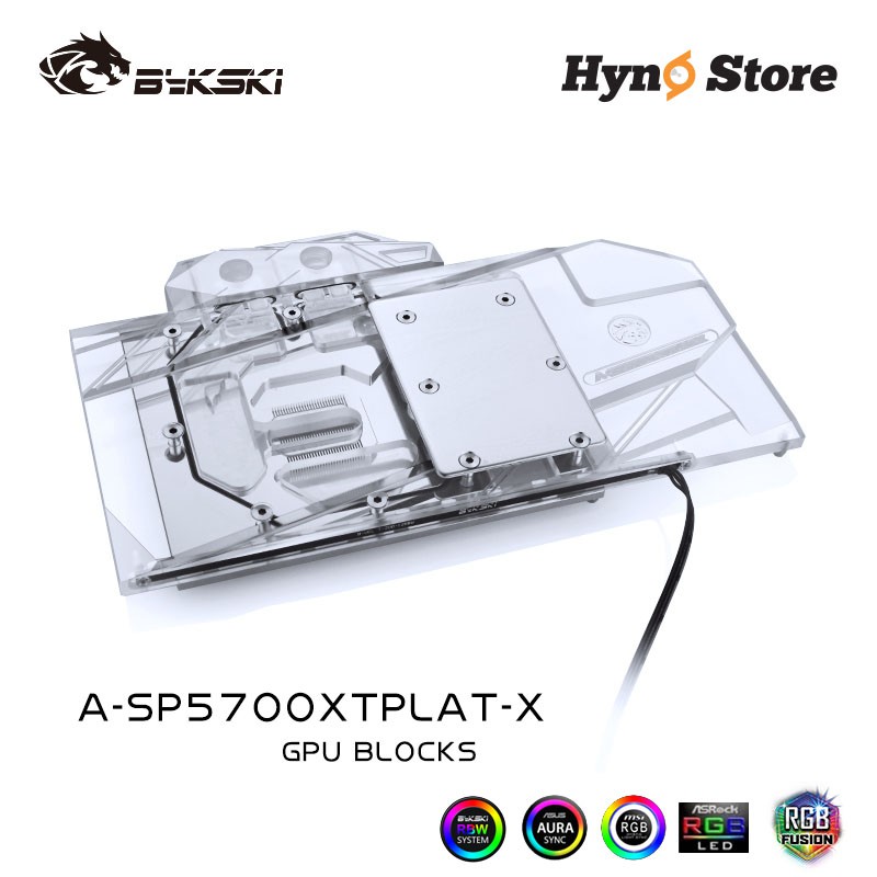 Block VGA, GPU Bykski chính hãng A SP5700XTPLAT X (Sapphire Radeon RX 5700 XT Nitro)