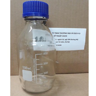 Chai thủy tinh trung tính 500ml