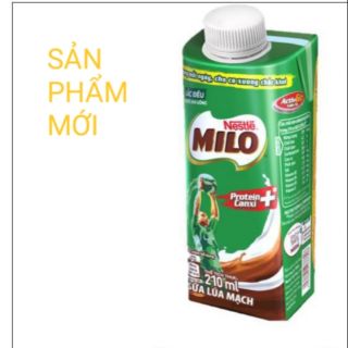 ( MỚI) Thùng 24 hộp milo lúa mạch 210ml ( NẮP VẶN )
