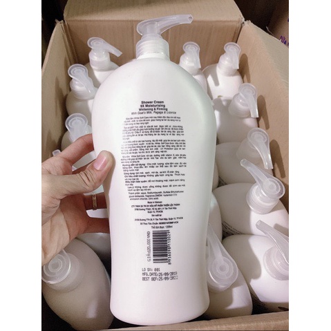 Sữa tắm dê 9x White Care 1200ml