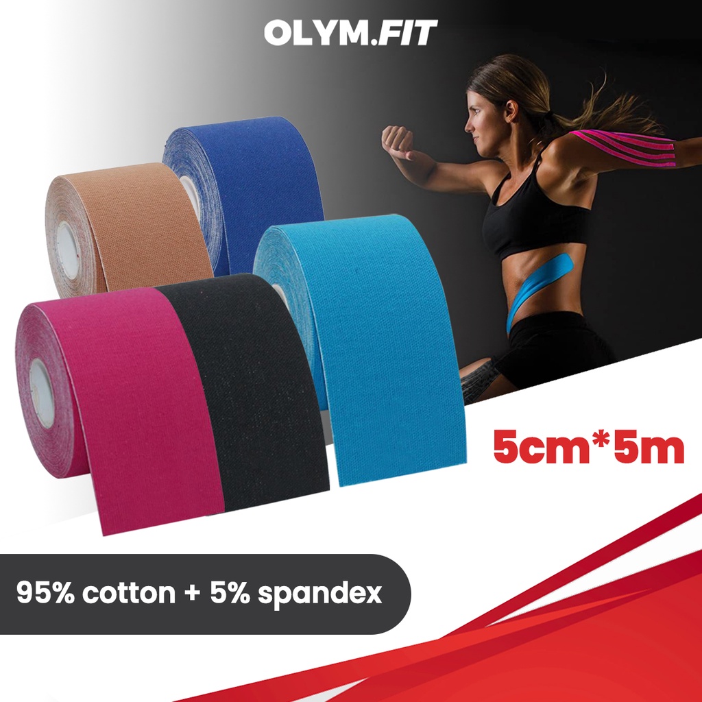 Băng keo thể thao quấn cổ chân giày đá bóng tự dính, băng cuốn bó gối dán cơ thể thao cổ tay ngón tay