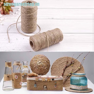 Cuộn dây thừng khô tự nhiên dài 100m dùng để làm đồ thủ công