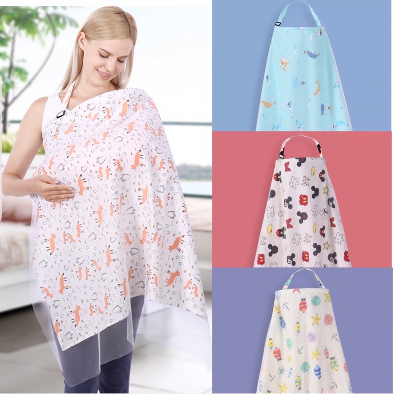 CHỌN MẪU khăn che bé bú khăn che bú cotton đồ dùng sau sinh đồ dùng hậu sản