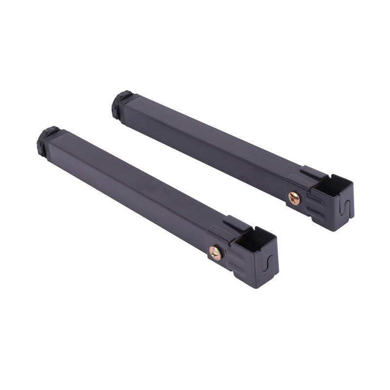 Set 2 Chân Đỡ Nâng Khung Giường Bằng Kim Loại Hình Vuông Có Thể Điều Chỉnh Độ Cao