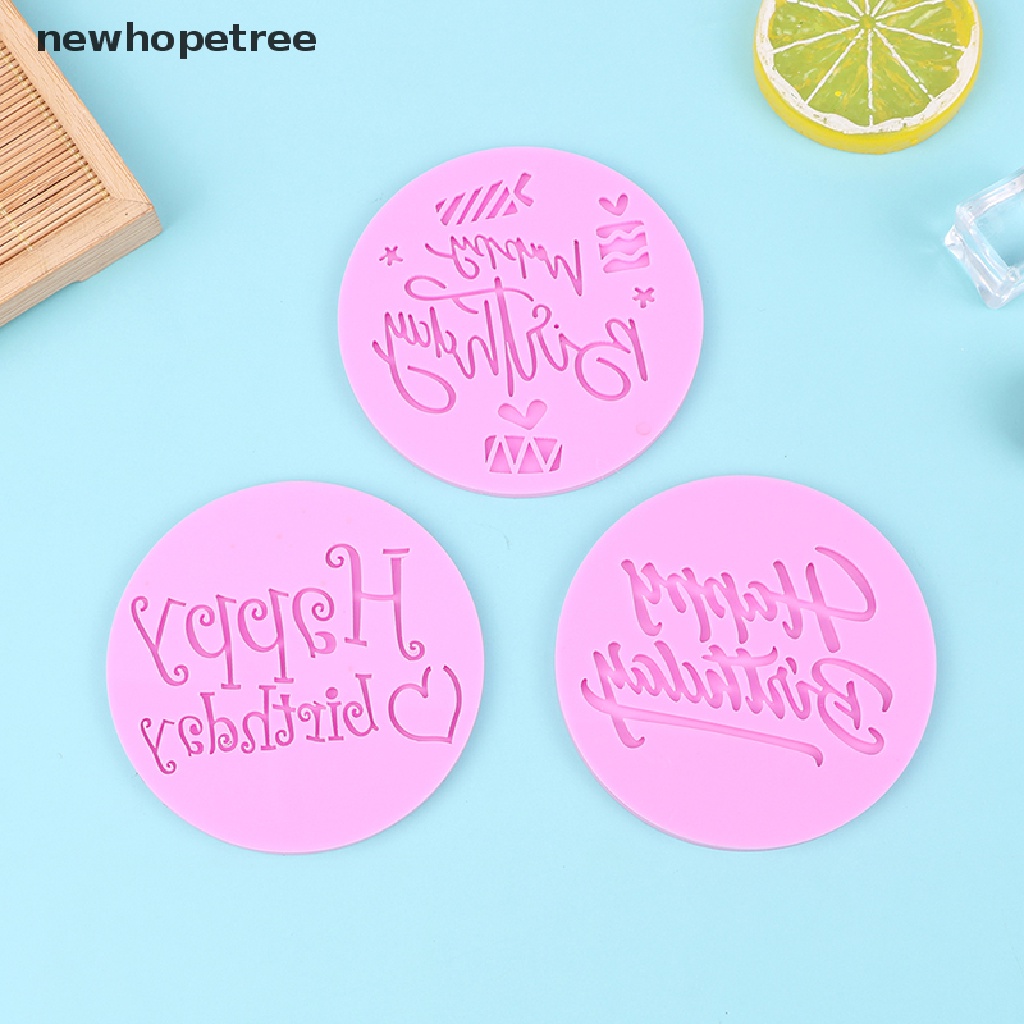 Khuôn Làm Bánh Quy Hình Chữ Happy Birthday Day Độc Đáo