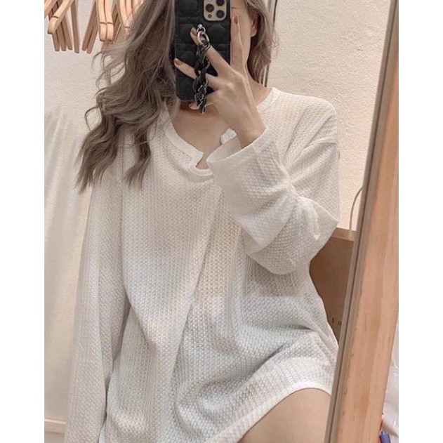 Áo len dài tay nữ thu đông, áo sweater phong cách hàn quốc - Áo len tăm cổ 3 phân mềm mịn, co giãn nhiều màu sắc, áo len | BigBuy360 - bigbuy360.vn