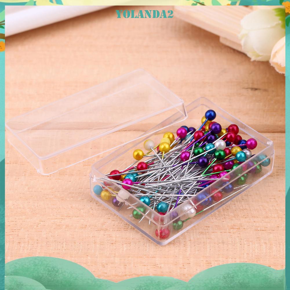 Set 100 Kim Ghim Đầu Tròn 1.57inch Bằng Thép Không Gỉ Chuyên Dụng Cho Thợ May