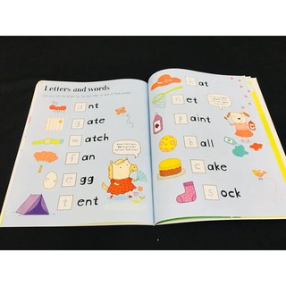 Bộ nhập - Usborne sticker book - Alphabet