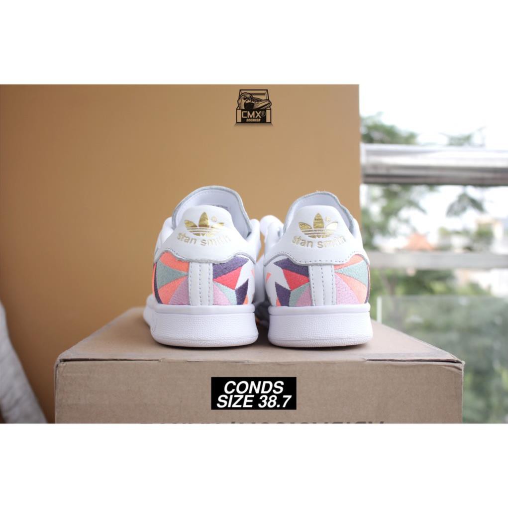 [FreeShip] [𝐇à𝐧𝐠 𝐑𝐞𝐚𝐥] 😘 [ HÀNG CHÍNH HÃNG ] Giày Adidas Stan Smith Multicolor  - Size 38.7 - REAL AUTHETIC 100%