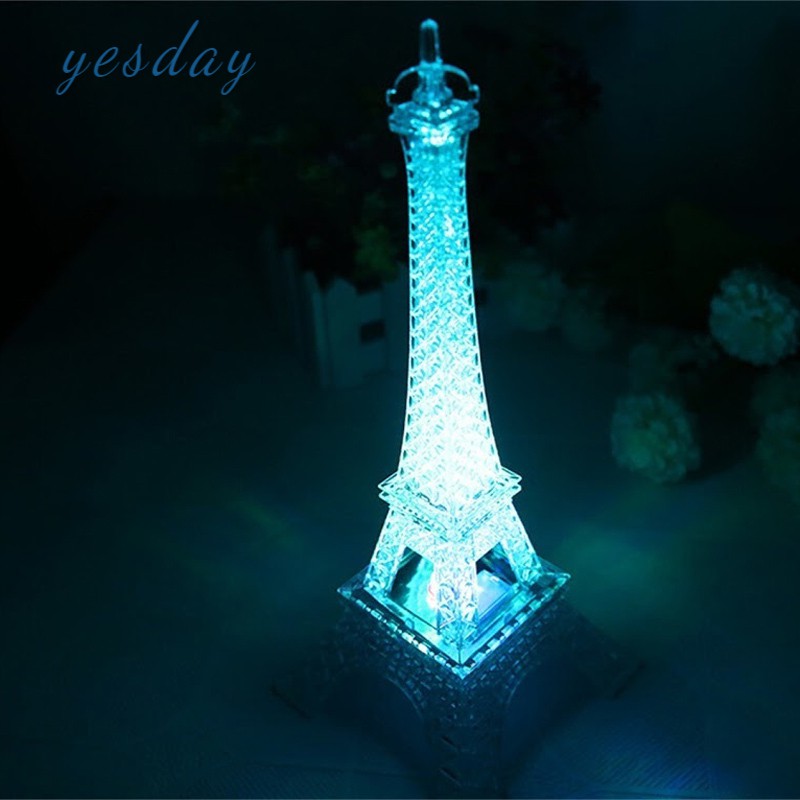 Mô Hình Tháp Eiffel Có Đèn Led Trang Trí Phòng Ngủ Cho Bé