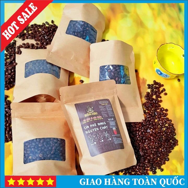 Hạt Cafe Arabica Và Robusta Rang Xay Nguyên Chất Đánh Thức Tư Duy _ Nâng Tầm Trí Tuệ - 1kg