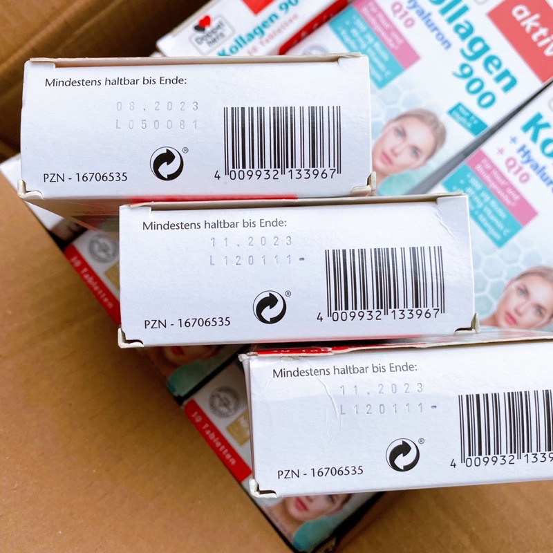 Collagen thủy phân Chống lão hóa DoppelHerz Kollagen 900