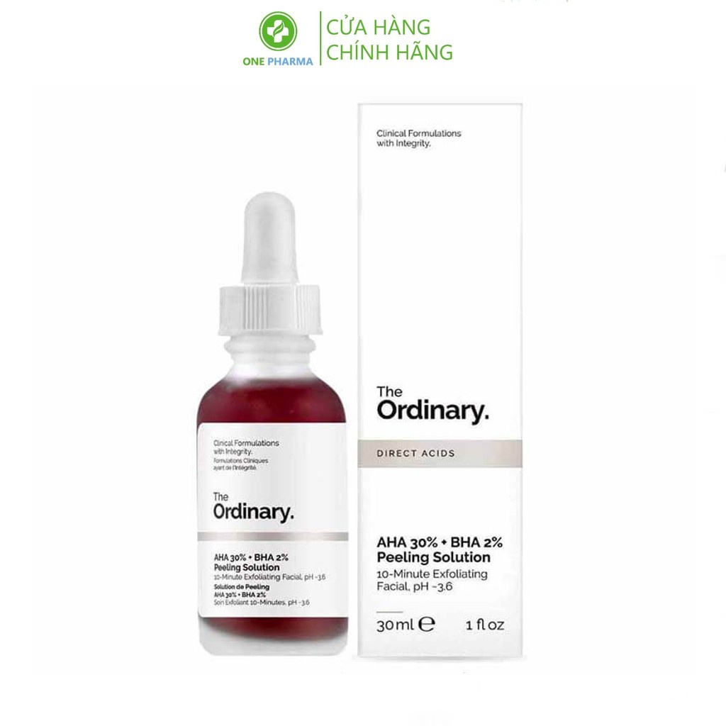 Tinh Chất Serum The Ordinary AHA 30% + BHA 2% Peeling Solution 30ml