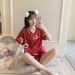 Đồ bộ mặc ở nhà ngắn hình heo con phi bóng C008