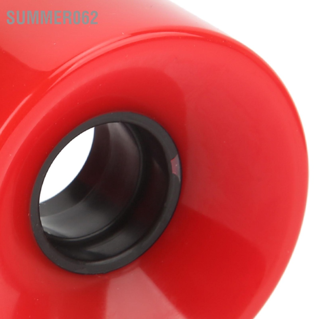 Summer062 4 CÁI PU thay thế bánh xe trượt ván Độ ồn thấp Bánh lăn lướt sóng trên đất liền