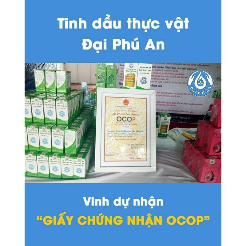 SET 3 CHAI TINH DẦU THỰC VẬT ĐẠI PHÚ AN⚡MIỄN PHÍ VẬN CHUYỂN⚡TINH DẦU THIÊN NHIÊN HỖ TRỢ NHỨC XƯƠNG KHỚP, XOANG HIỆU QUẢ