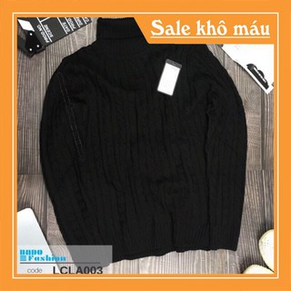 Áo Len Vặn Thừng Trơn Cổ Lọ Siêu Hot