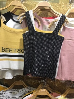 Áo len mông 2s ( 2 dây ) bản to đính đá