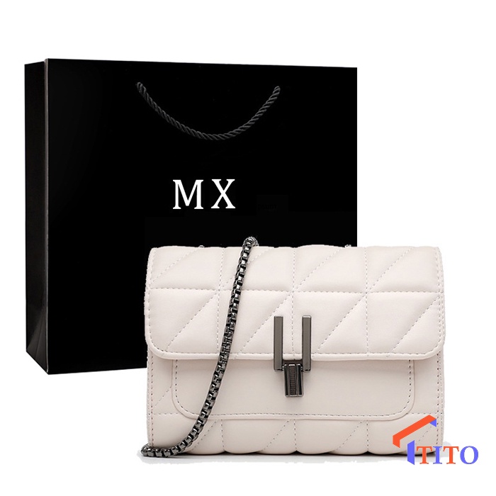Túi xách nữ dây xích cao cấp, Túi đeo chéo khóa chữ y siêu đẹp phù hợp đi chơi công sở đi học - Tito shop