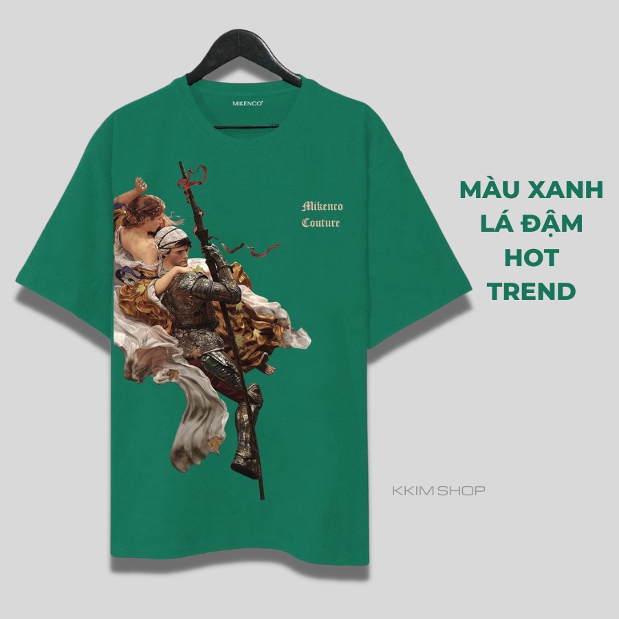 Áo Thun Tay Lỡ MIKENCO BLIND FOR LOVE, áo phông unisex Form rộng oversize, chất liệu Cotton. KKIMShop