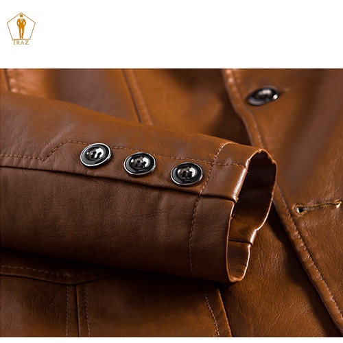Áo Khoác Vest Da Nam TRAZ MEN Đờ Mi Chất Liệu Da Phong Cách Hàn Quốc Thời Trang Xuân Thu