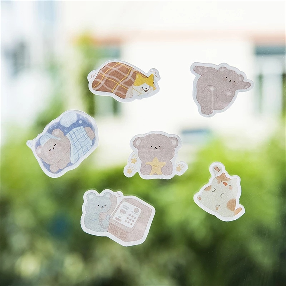 45 Hình dán hình động vật dễ thương dùng trang trí sổ tay diy
