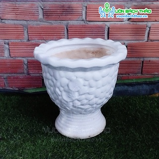 Chậu sứ dạng ly 38x42cm