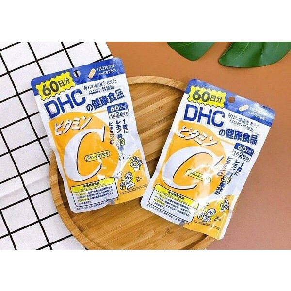 Viên Uống Vitamin C D H C Gói 120 Viên  Nhật Bản 60 ngày tăng đề kháng, sáng da