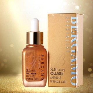 Serum bổ sung Collagen Bergamo S9 Collagen Ampoule Wrinkle Care