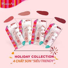 Son kem lì Miracle Apo Lip Lacquer Matte - Holiday Collection