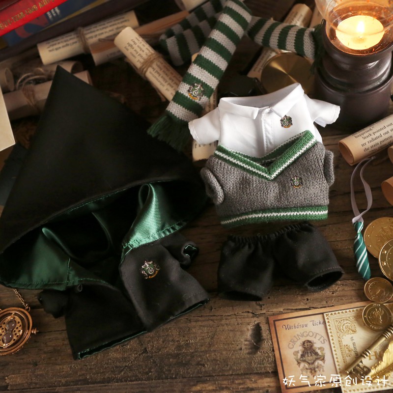 Bộ đồng phục trường Hogwarts Harry Potter 10cm 15cm 20cm