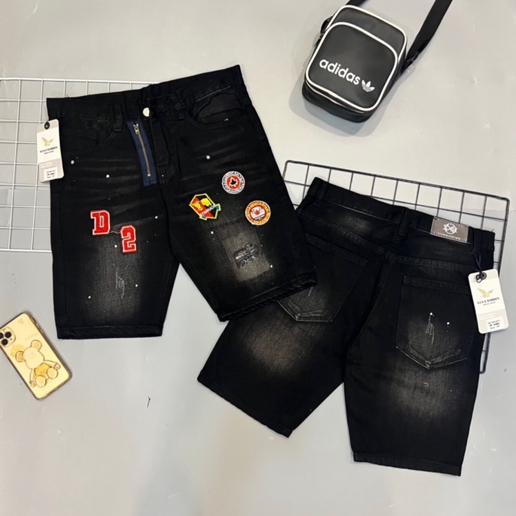 Quần Short Jean Nam 💥Quần đùi nam co giãn💥 hàng đẹp mặc thoáng mát ⚡The Lizard⚡
