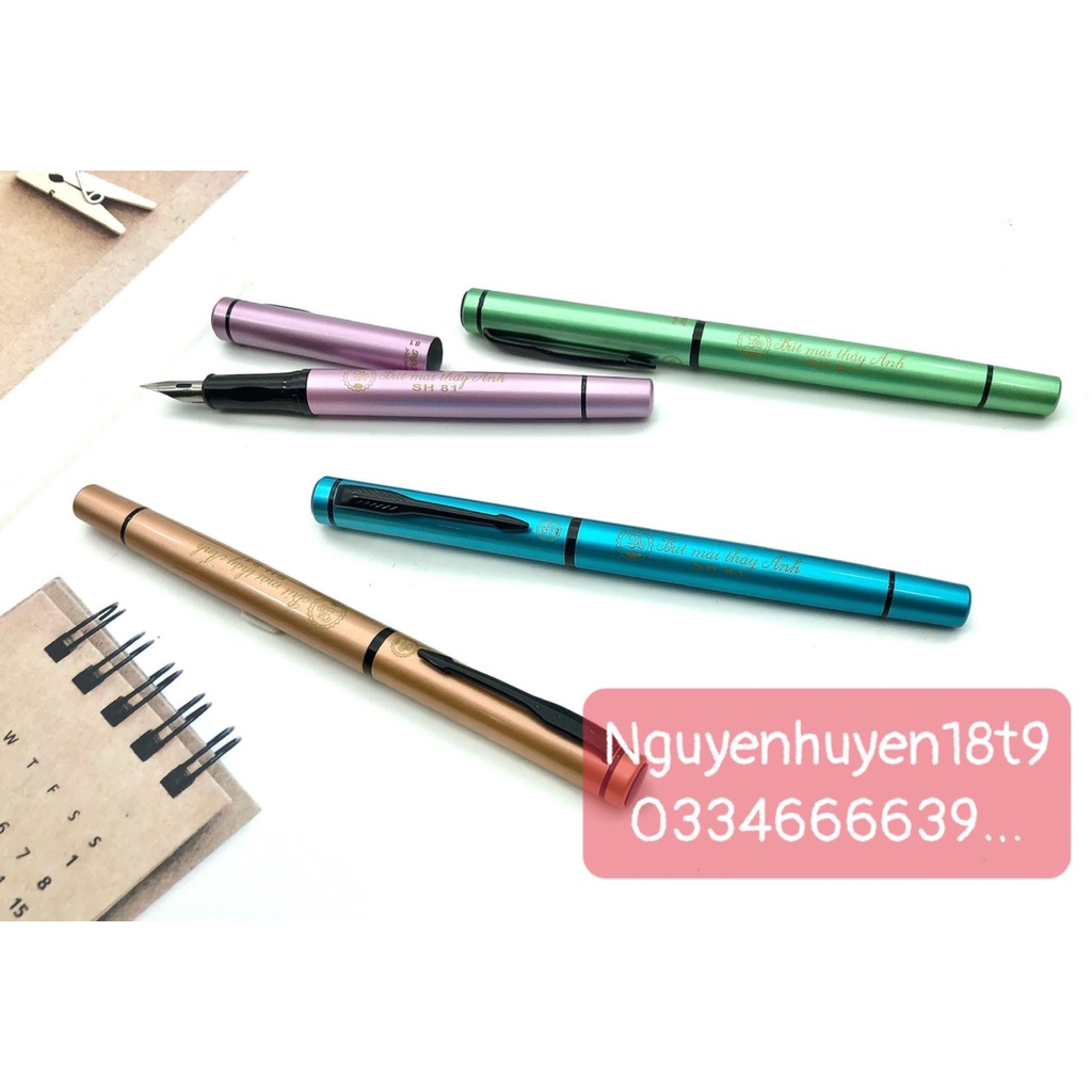 Bút mài thầy Ánh SH081 tự tạo thanh đậm