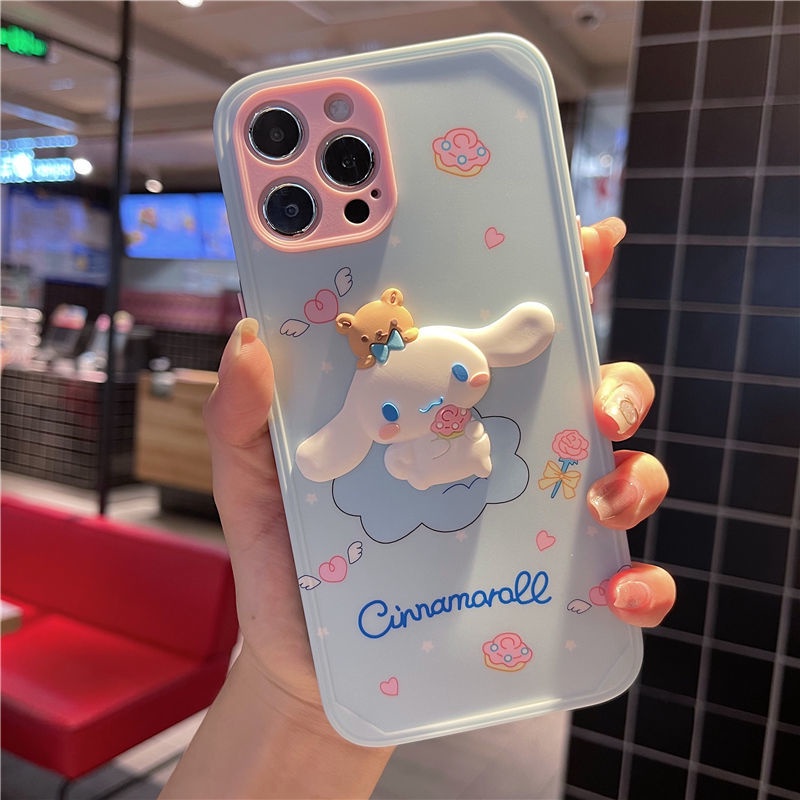Ốp điện thoại silicon hình chú chó 3D dễ thương thích hợp cho iphone 7 8plus x xs xr xsmax 11 11pro 12pro cfr7