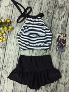 Bikini yếm sọc