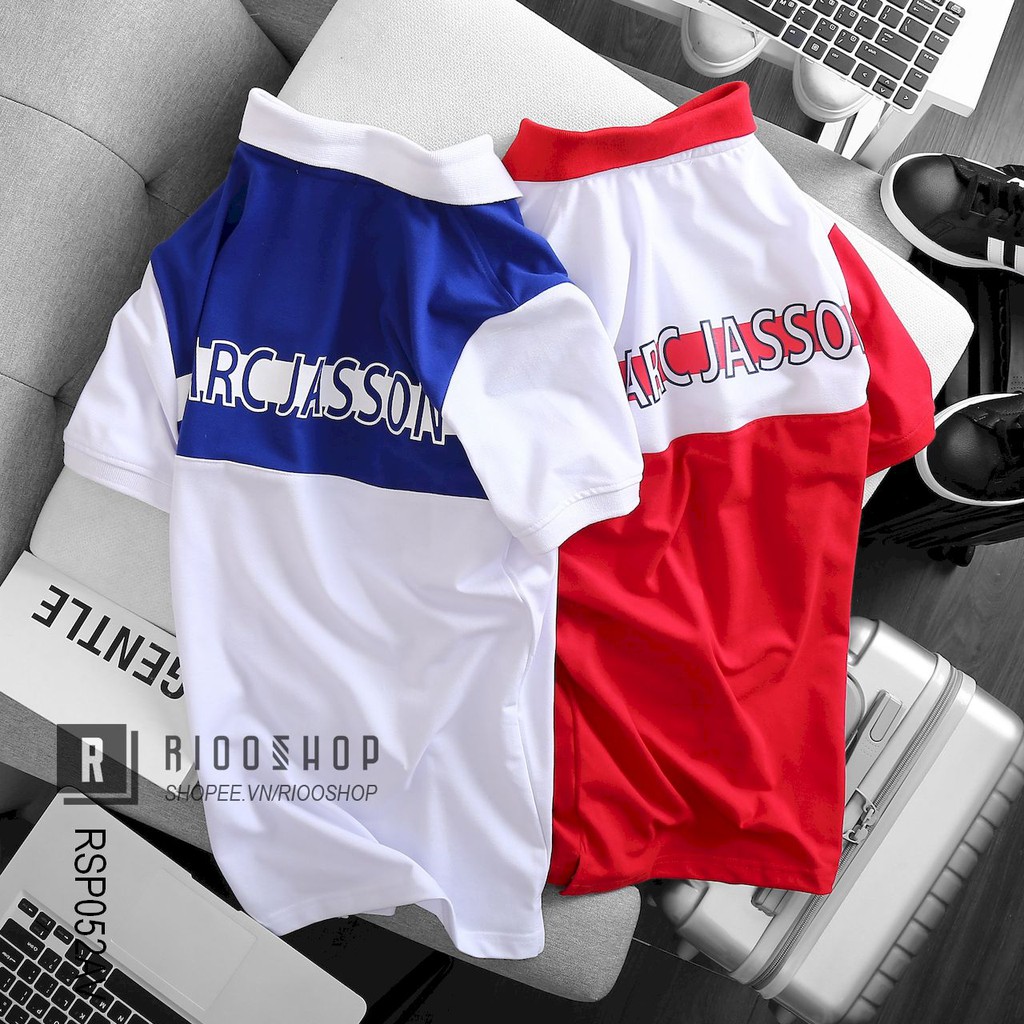 Áo thun có cổ nam cực đẹp Marc phối 2 màu RSP052AV - áo phông nam ngắn tay Riooshop | BigBuy360 - bigbuy360.vn