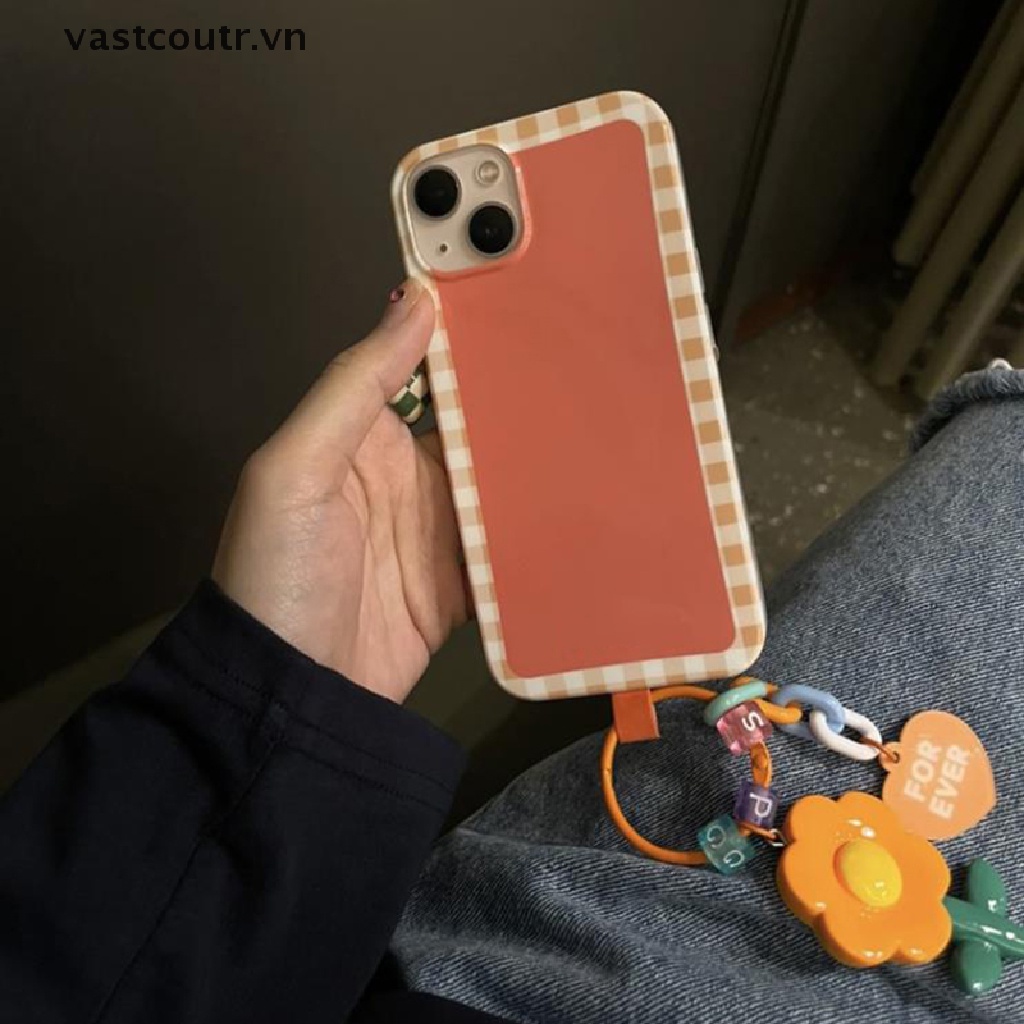 Móc Khóa Điện Thoại Hình Hoa 3D Chống Thất Lạc