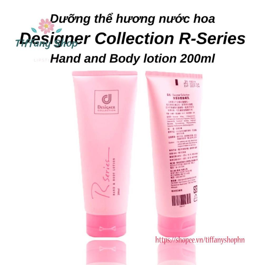 Dưỡng thể hương nước hoa Designer Collection R-Series Hand and Body lotion 200ml