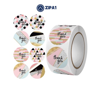 10 miếng dán sticker Thank You - Hình hoa - 2.5x2.5cm / miếng - A1021 - Zip A1