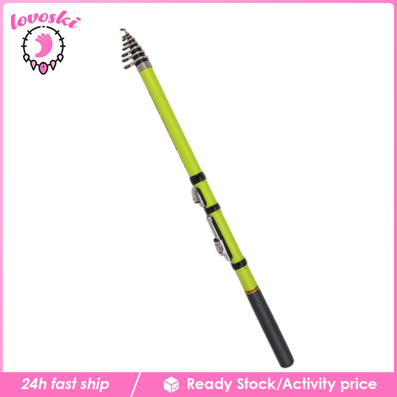 Cần Câu Cá Bằng Thép Không Gỉ Siêu Nhẹ Có Thể Thu Gọn Tiện Dụng