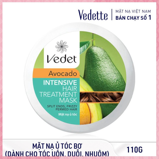 🌷 MẶT NẠ Ủ TÓC BƠ 110g VEDETTE