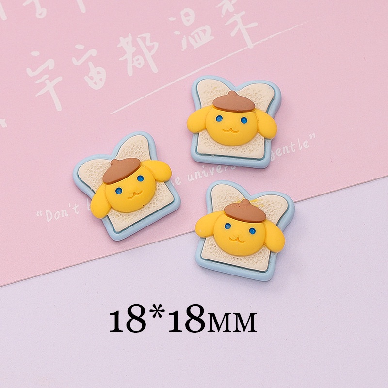 [Sanrio &amp; Sandwich] Phụ Kiện Miếng Dán Trang Trí Giày Dép crocs jibbitz diy